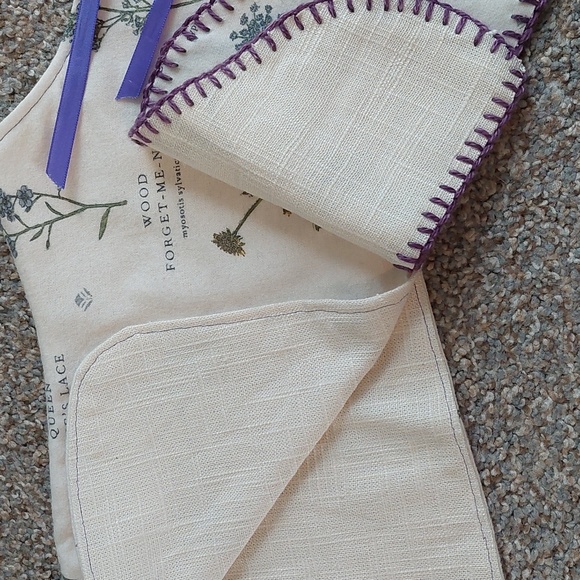 18" Doll Horse "Floral Taxonomy" Blanket & Saddle Pad Set (with linen) - Picture 4 of 4